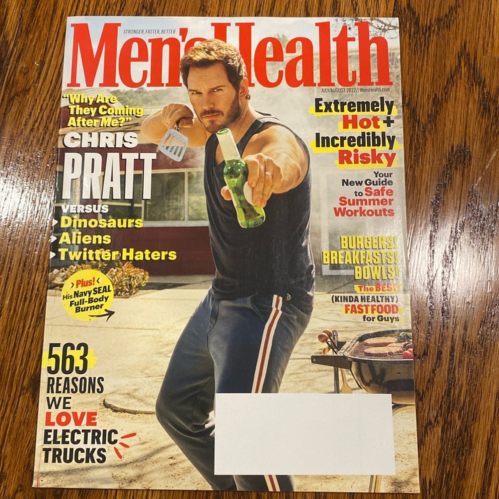 Men’s Health Magazine - July/August 2022 - Chris Pratt     fitness diet exercise